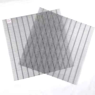 Durable Decorative Flat Wire Stainless Steel Wire Mesh With Smooth Surface