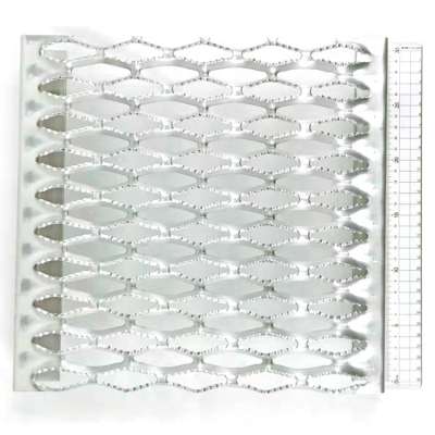 Decorative perforated anti slip metal sheet tread plate grate